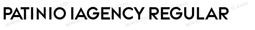 Patinio iAgency Regular字体转换